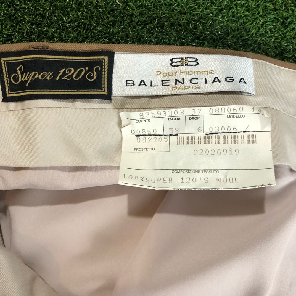 Balenciaga Men Pants Size 58 Wool Brown Pants - Picture 8 of 8